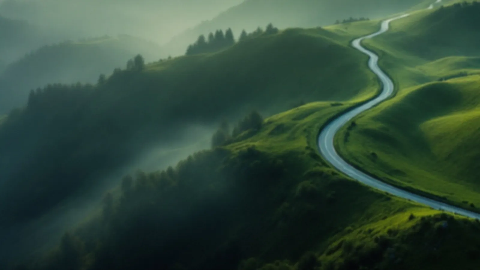 Green mountain slopes in morning mist, the GearboxOra view of car repair loans online, $100 – $5,000